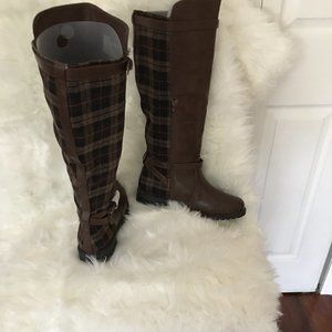 Zenith Patterned Riding Boot